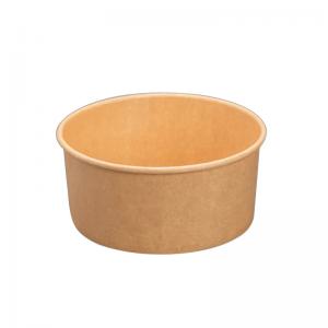 Large Biodegradable Takeaway Kraft Paper Salad Bowls