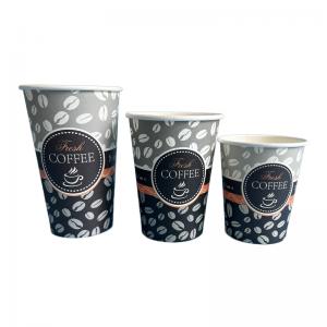 Custom Printed Disposable Hot Drinks Paper Coffee Cups Factory