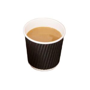 Custom Printed Disposable Ripple Wall Paper Coffee Cups Manufacturer 